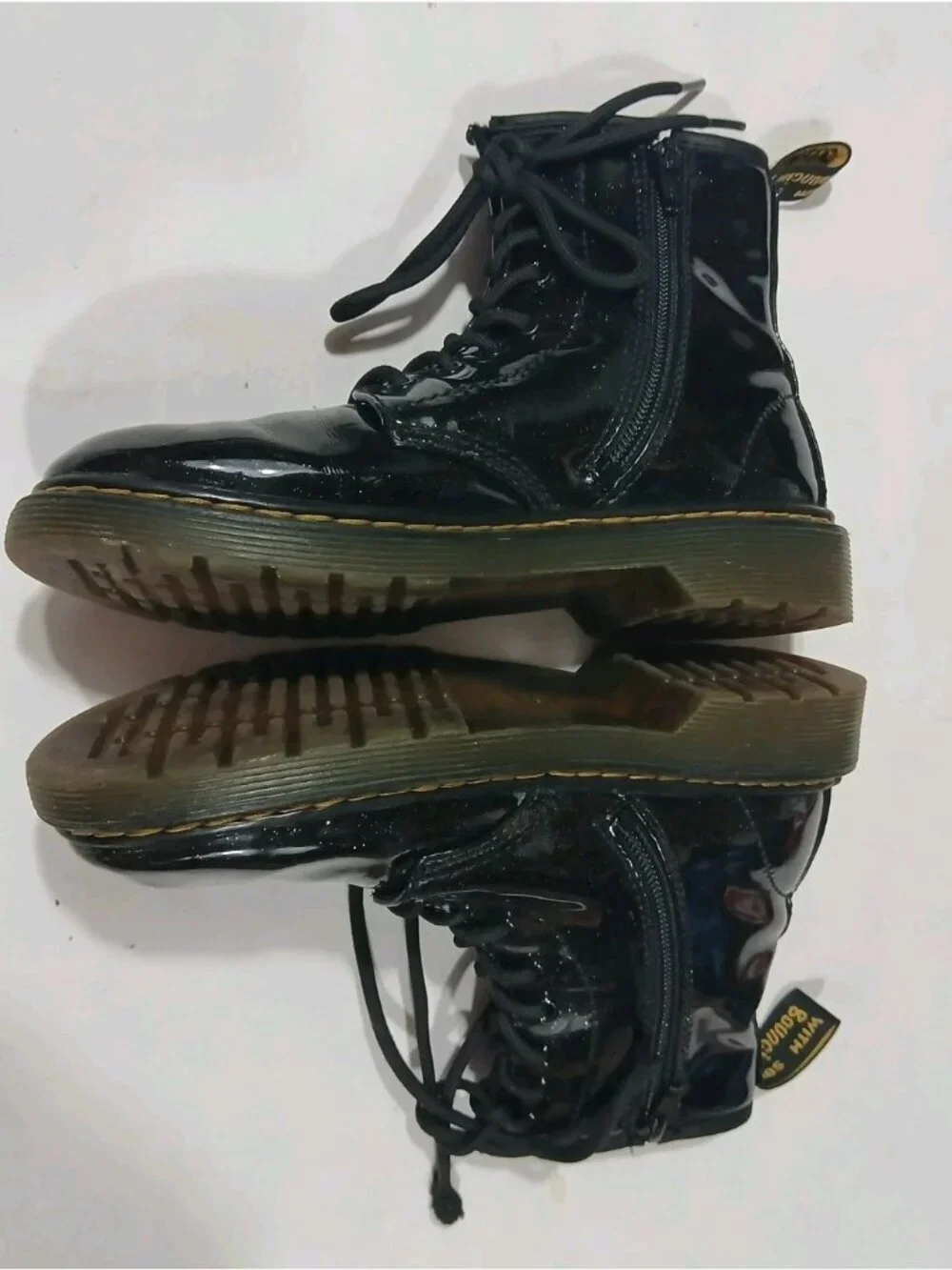 Dr. Marten 1460J Patent Leather Side Zip Boots